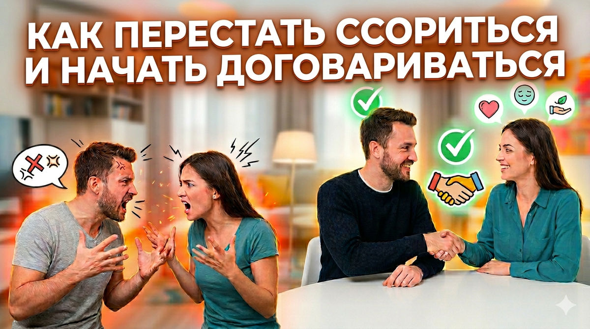 Как перестать ссориться и начать договариваться?
