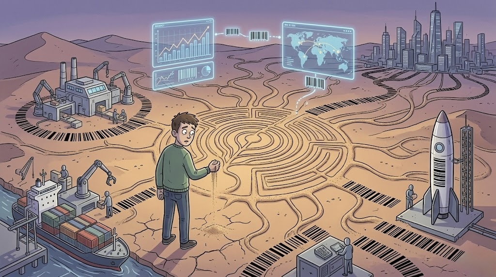 Тайная власть штрих-кода. Как случайный рисунок на песке подчинил себе мировую экономику