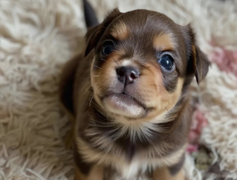 Щенок в доме