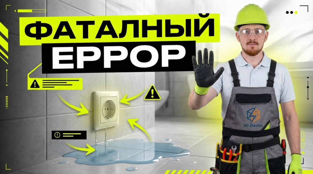    Схема и правила безопасной установки розеток и электроприборов в ванной 3DElectro