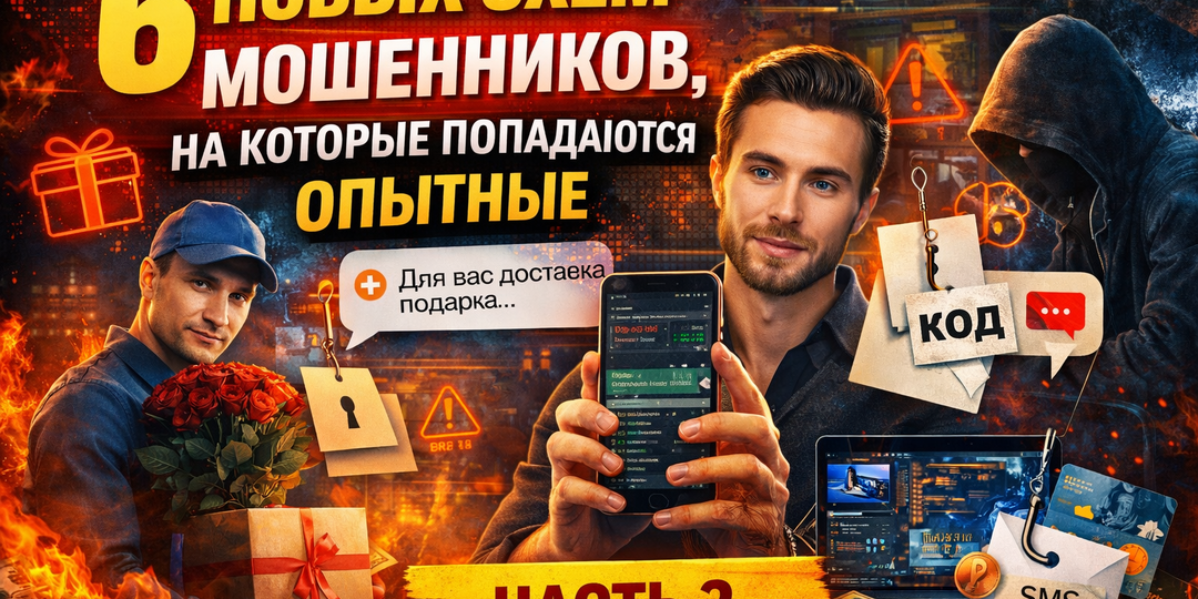 🚨 6 новых схем мошенников, на которые попадаются даже опытные (2 Часть)