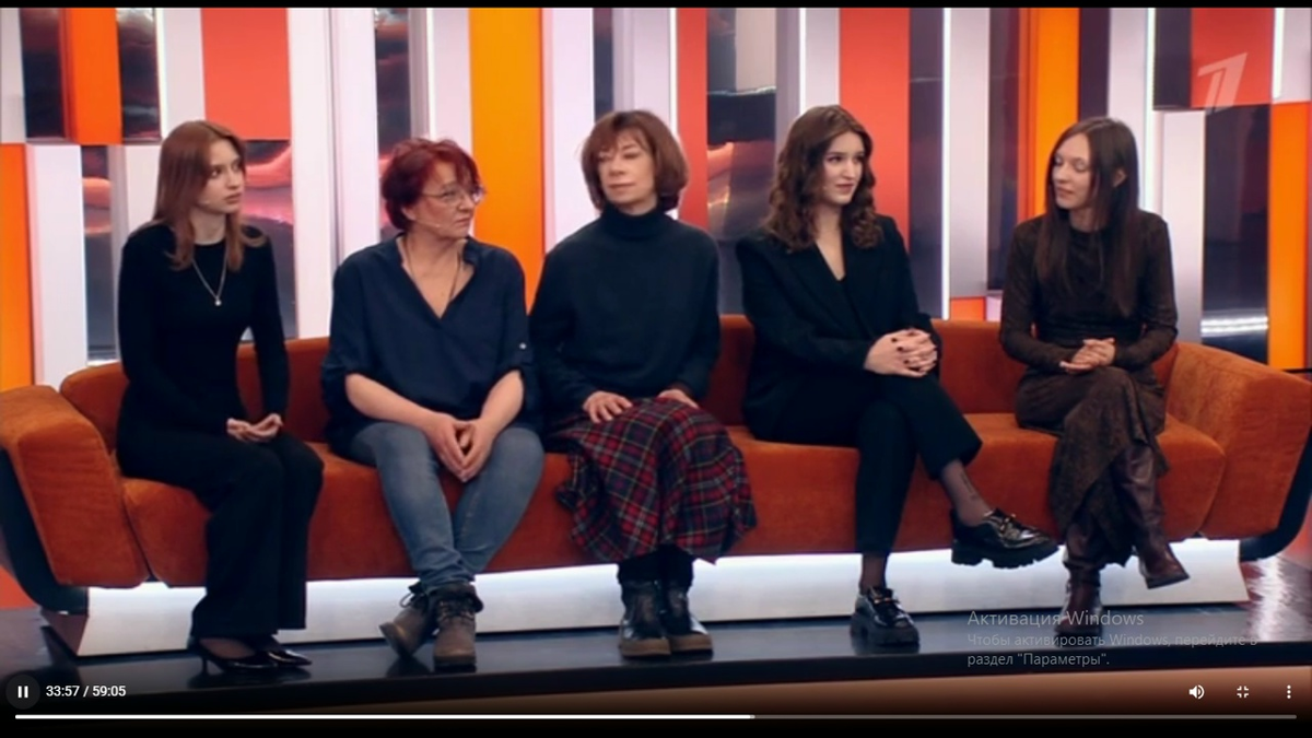 Кадр передачи. Фото автора. 