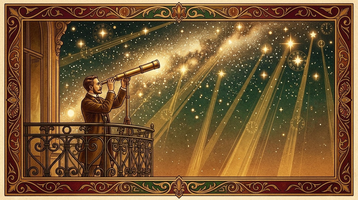 Каждая звезда - это прошлое. Свет от некоторых летел тысячи лет