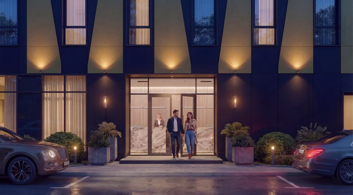 Комплекс апартаментов Пальмиро на ул.Тольятти,57 в Новокузнецке