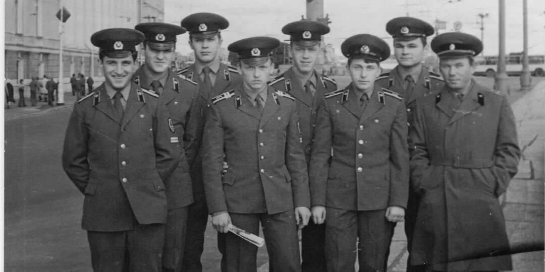 Курсантское увольнение, училище ВОСО, Ленинград.