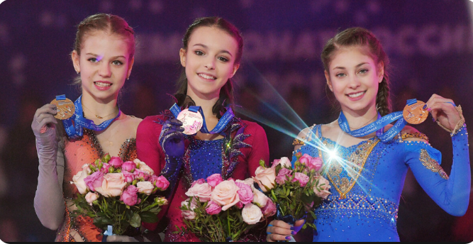 Саша Трусова, Аня Щербвкова, Алёна Косторная - ТЩК