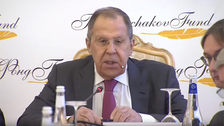    Каждое выступление Сергея Лаврова бывает интересным. Скриншот: видеокадр МИД России