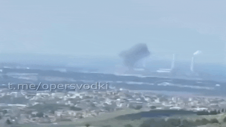    Удар по ядерному объекту - иранской АЭС в Бушере. МАГАТЭ этого не замечает? Видео: ТГ-канал optrsvodki