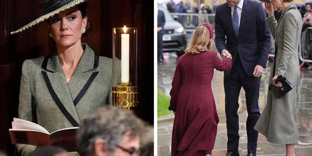 Принц Уильям и Кейт во время вступления в сан первой женщины-архиепископа Кентерберийского