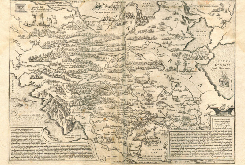 Настоящая и ненастоящая "Карта Московии" Вида-Ляцкого.