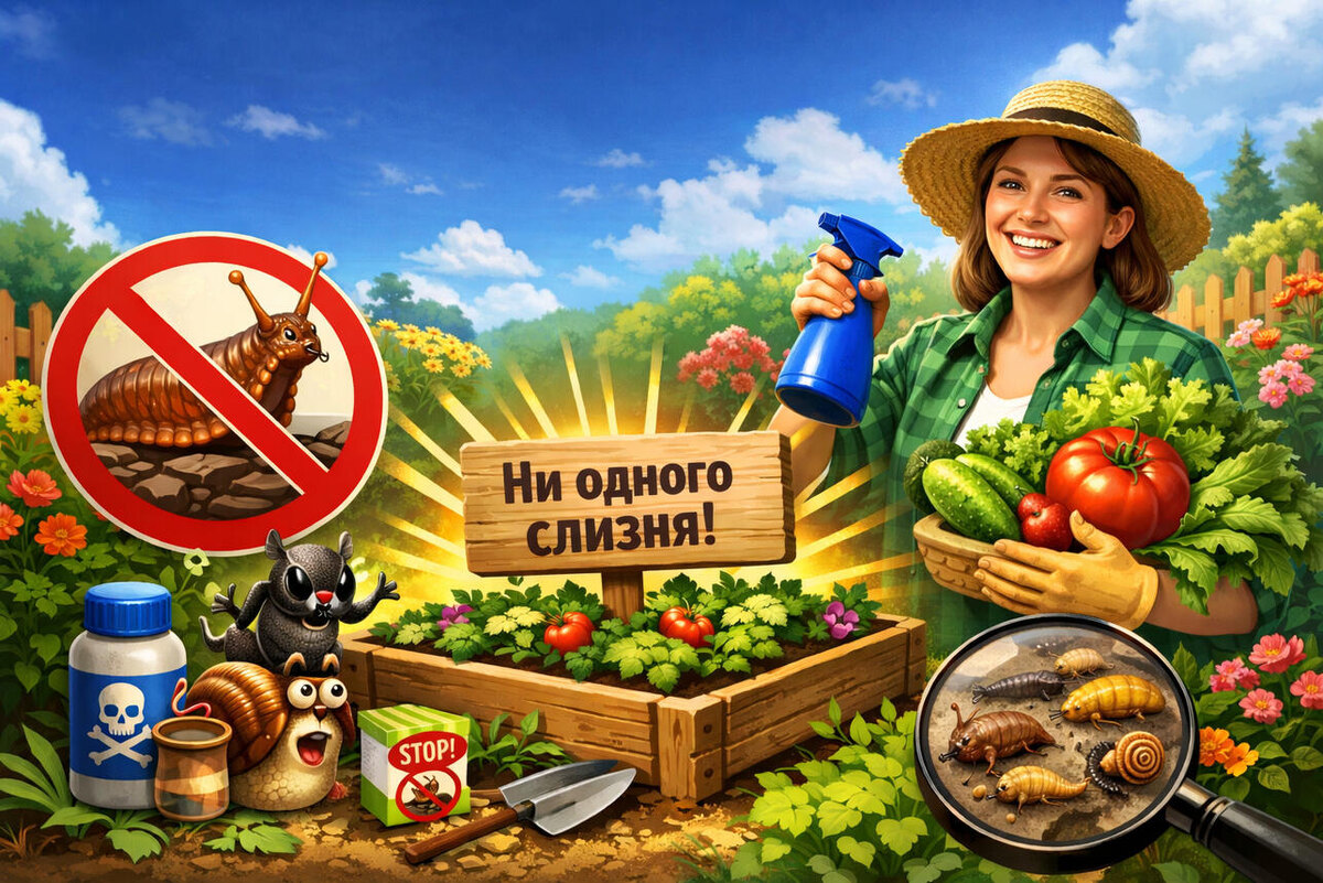    Огород Изображение сгенерировано с помощью ИИ. Коллаж: 7Дней.ru