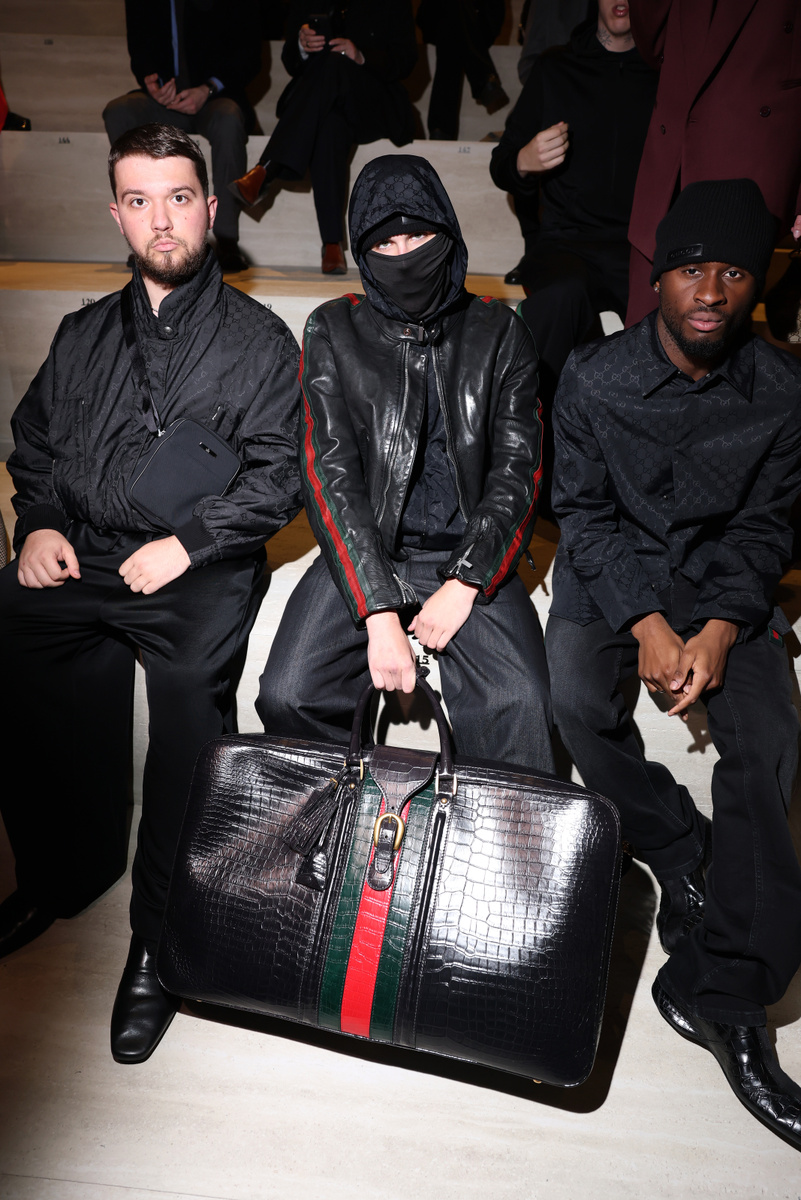    EsDeeKid на показе Gucci, осень-зима 2026