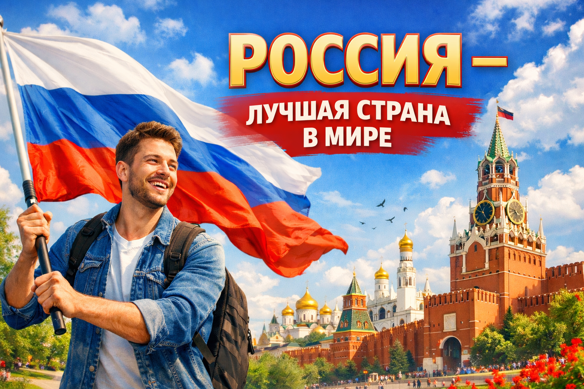 Россия — лучшая страна в мире.