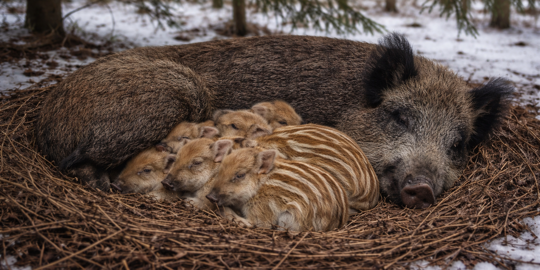 Гнёзда Вьют не Только Птицы! Почему Дикие Свиньи тоже Гнездятся?