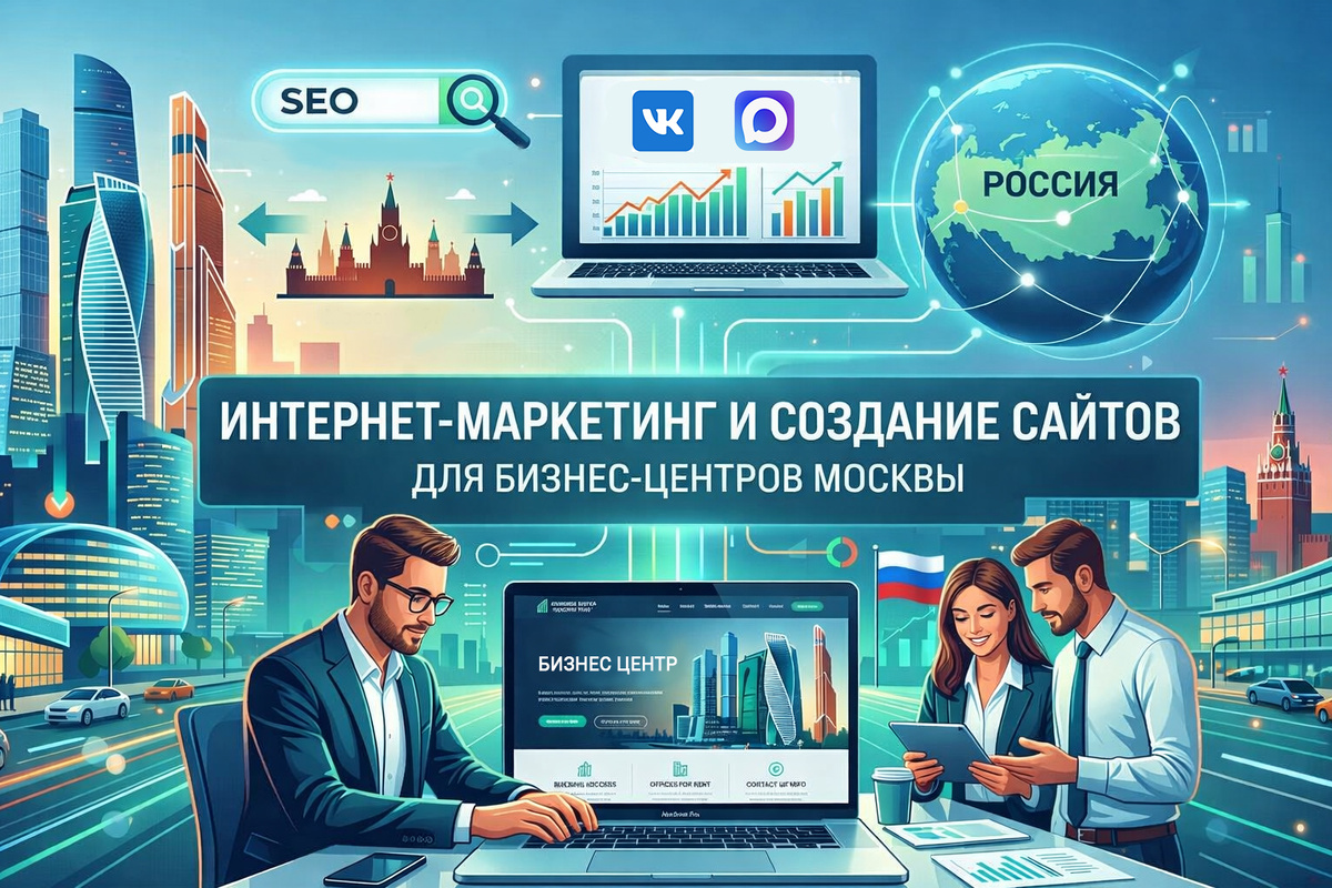 Интернет-маркетинг и создание сайтов для бизнес-центров Москвы, Московской области и России
