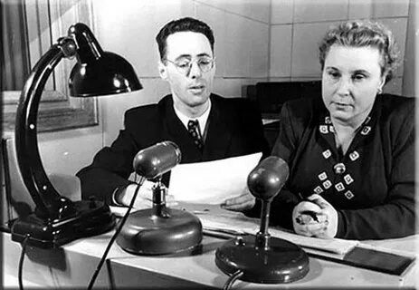 Дикторы Левитан и Высоцкая