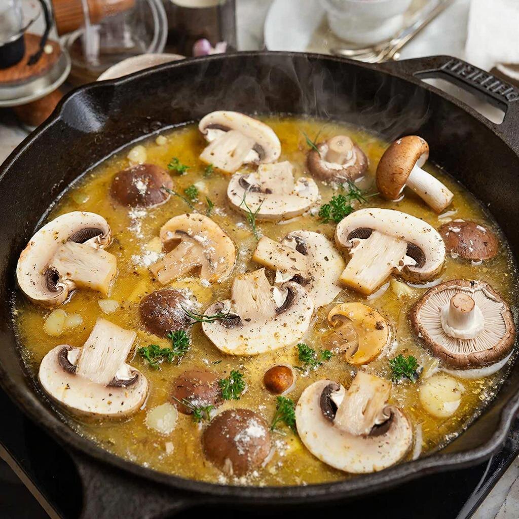 #белое_вино #рецепты_грибов #легкие_блюда #домашняя_кухня