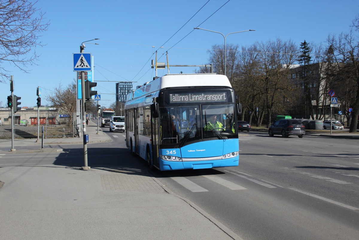 Тестовая поездка троллейбуса с увеличенным автономным ходом в Таллине, 24 марта 2026 года, источник фото  https://transphoto.org/photo/2261477, автор Echo