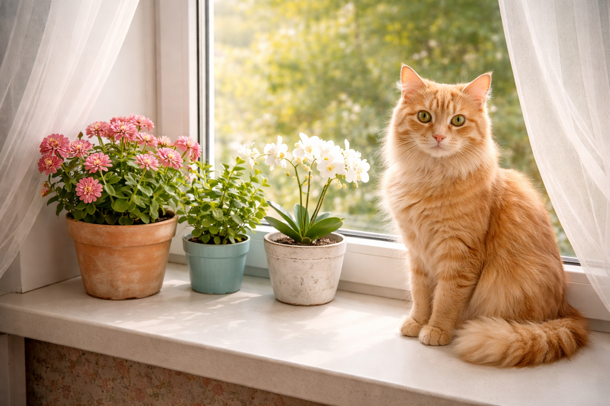 Теперь и кошке есть место .