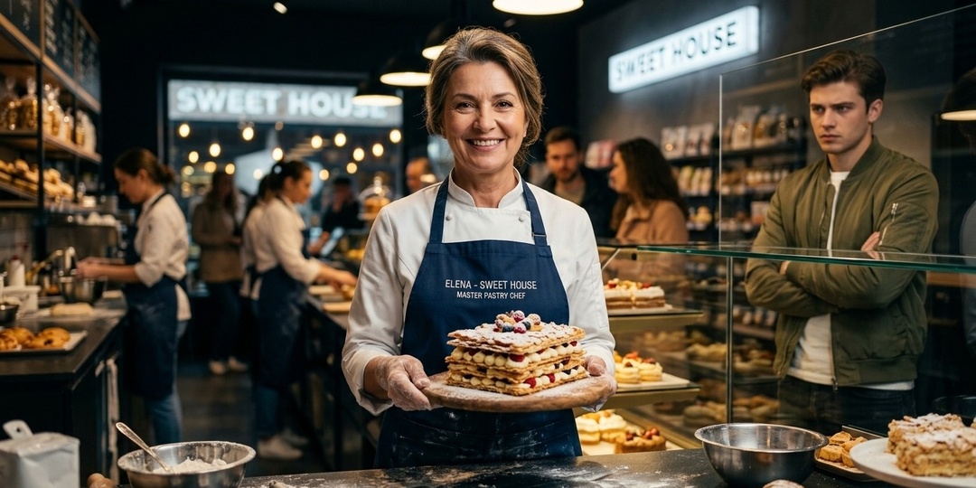В 54 карьеру не начинают: Артём отказал кондитеру за 27 секунд, а через полгода она забрала у него 40% клиентов и лучших мастеров