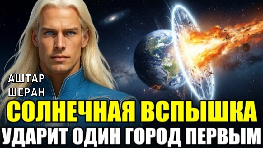 СОЛНЕЧНАЯ ВСПЫШКА Ударит ПЕРВОЙ По Одному Городу: Готовьтесь! АШТАР ШЕРАН