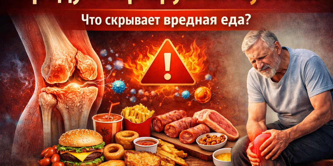Продукты могут разрушать суставы и вот почему
