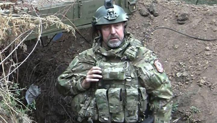    Комбат батальона "Восток" Александр Ходаковский. Фото: t.me/aleksandr_skif