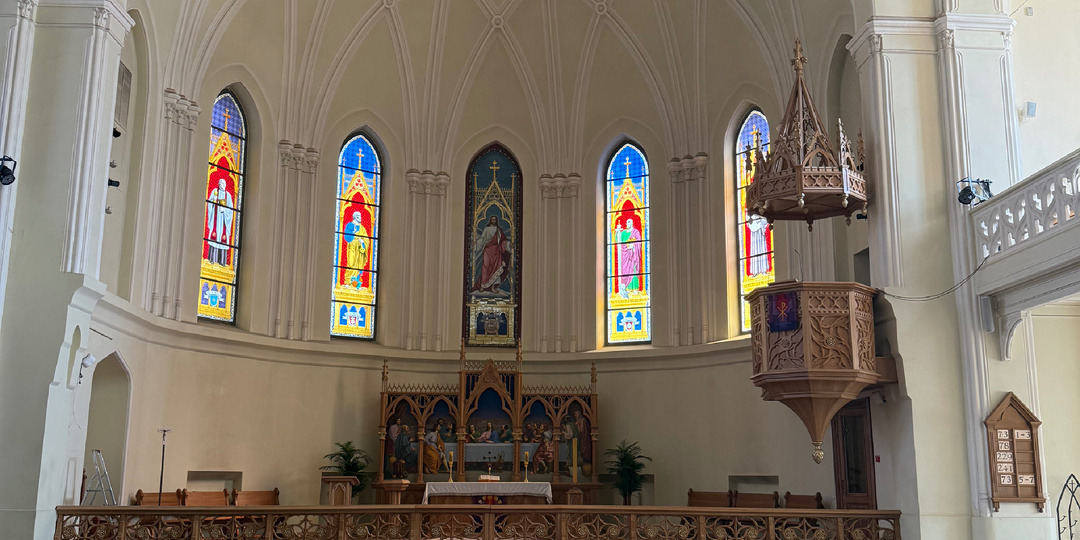 Обеденный перерыв с пользой. Евангелическо-лютеранский кафедральный собор святых Петра и Павла.