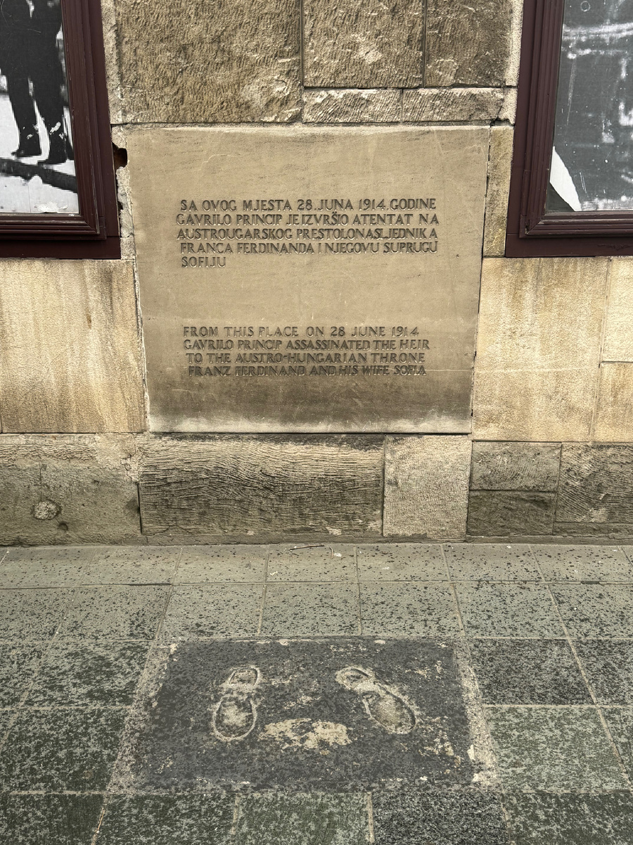 Место убийства эрцгерцога