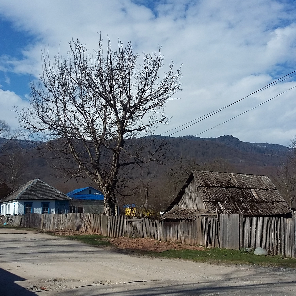 На улицах села Хамышки