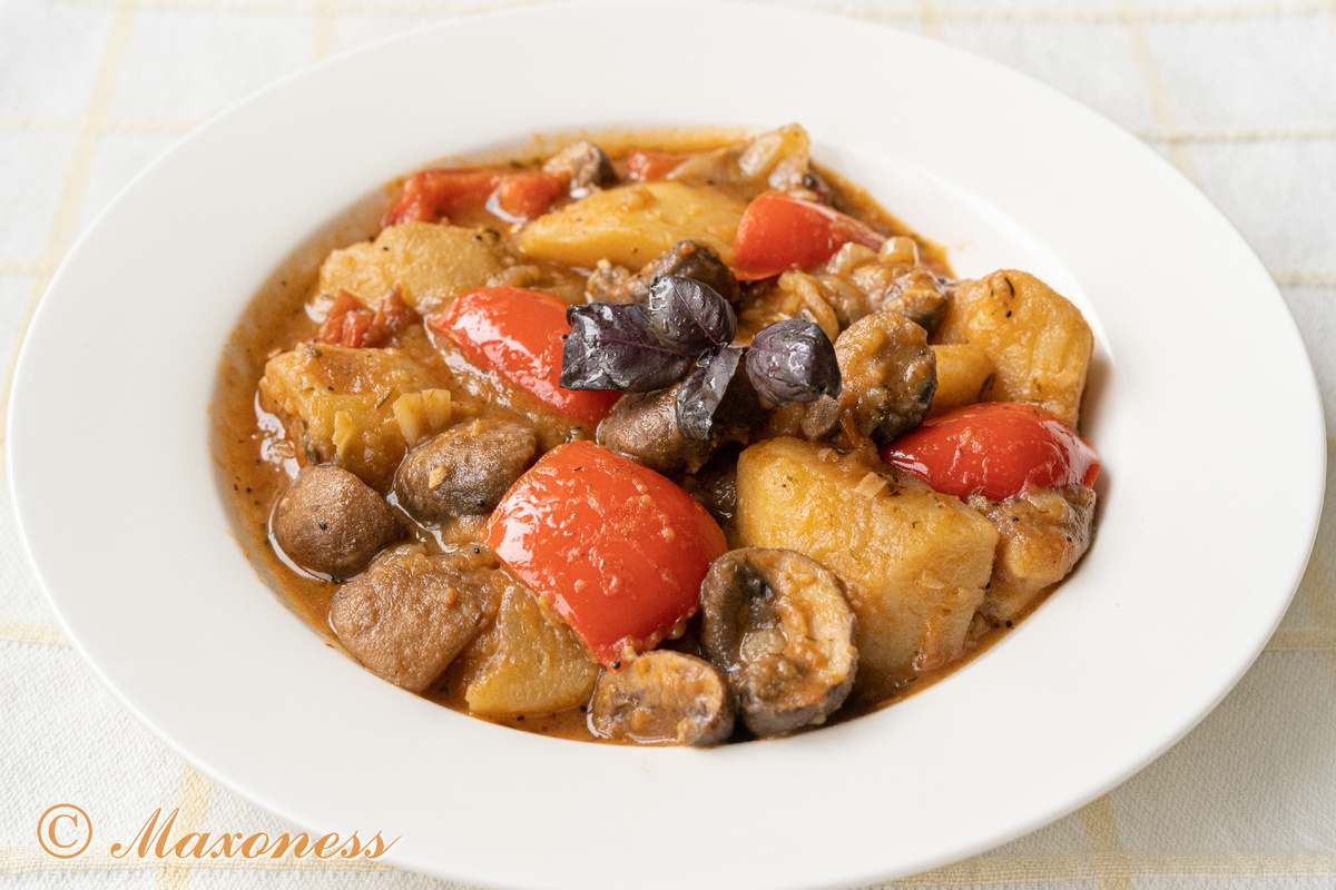 Грибной оджахури в мультиварке. Грузинская кухня