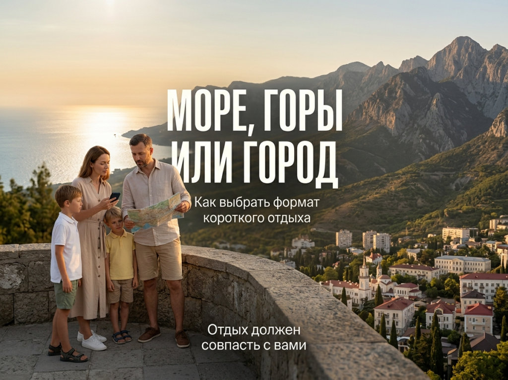    Как выбрать между морем, горами и городом для короткого отдыха Андрей Путешественник