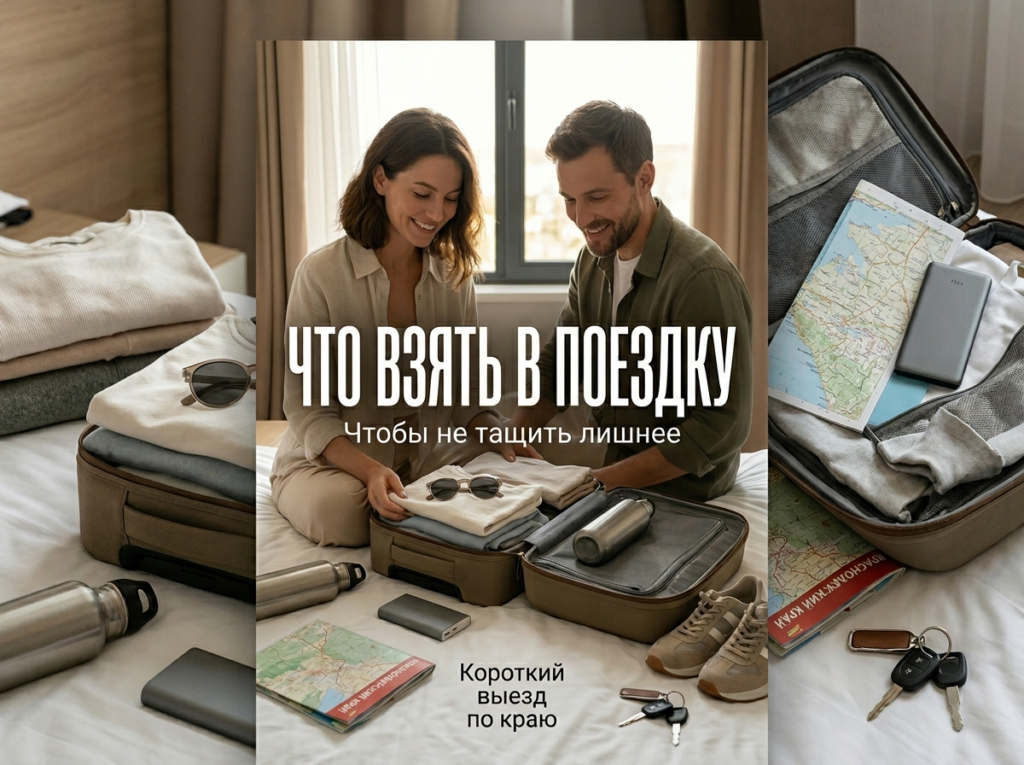    Что взять с собой в короткую поездку по Краснодарскому краю Андрей Путешественник