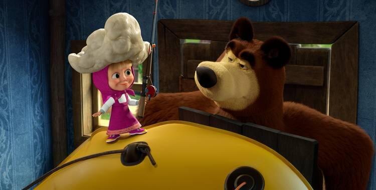 Кадр из мультсериала «Маша и Медведь»