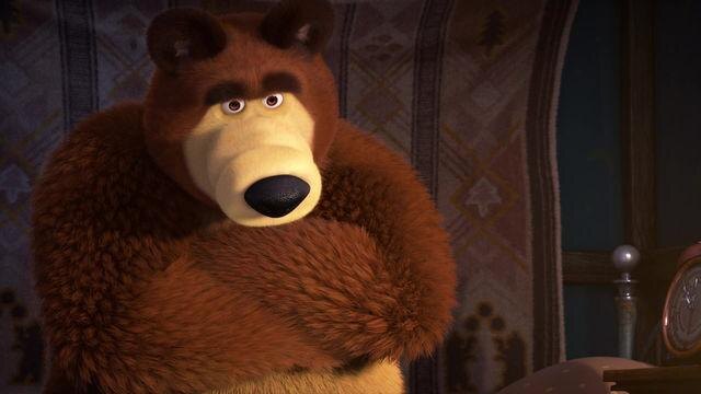 Кадр из мультсериала «Маша и Медведь»