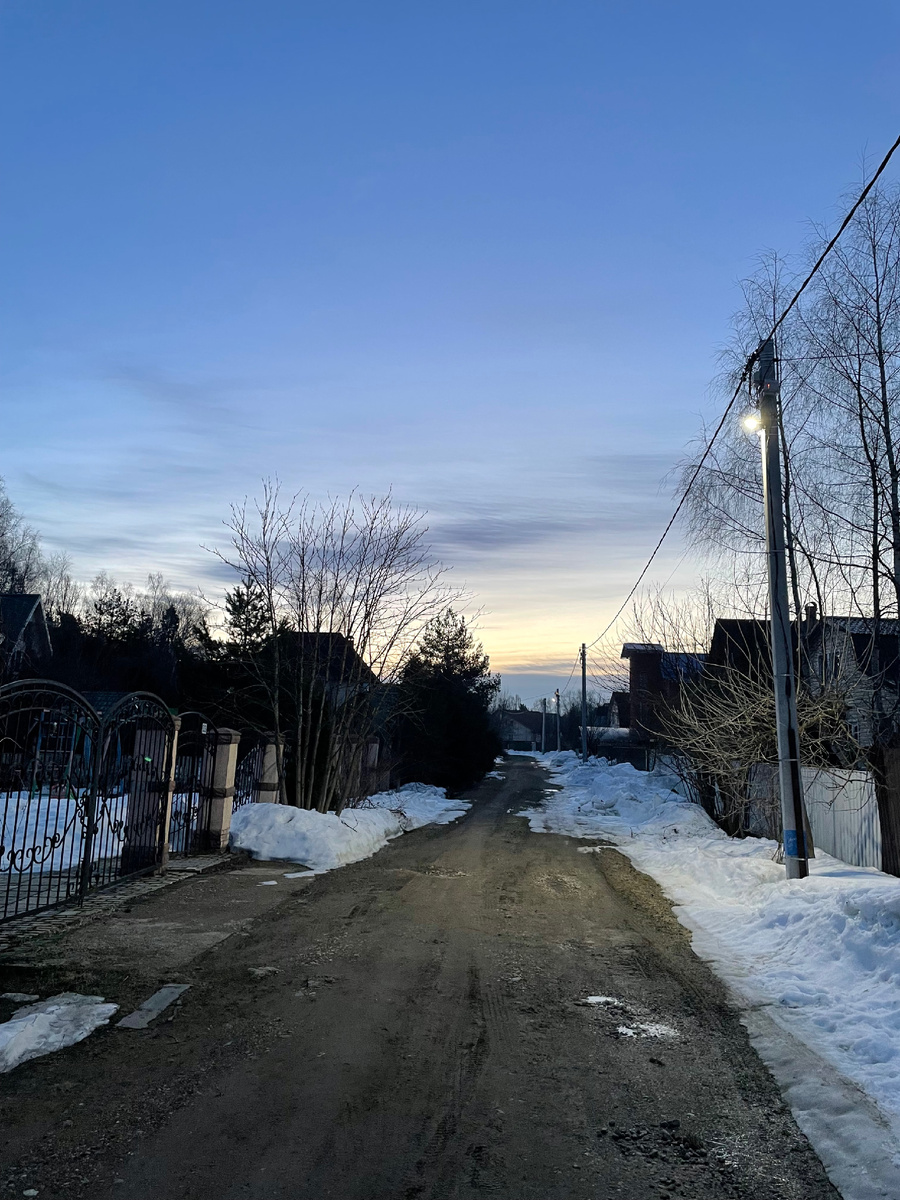 Утренний «синий час».