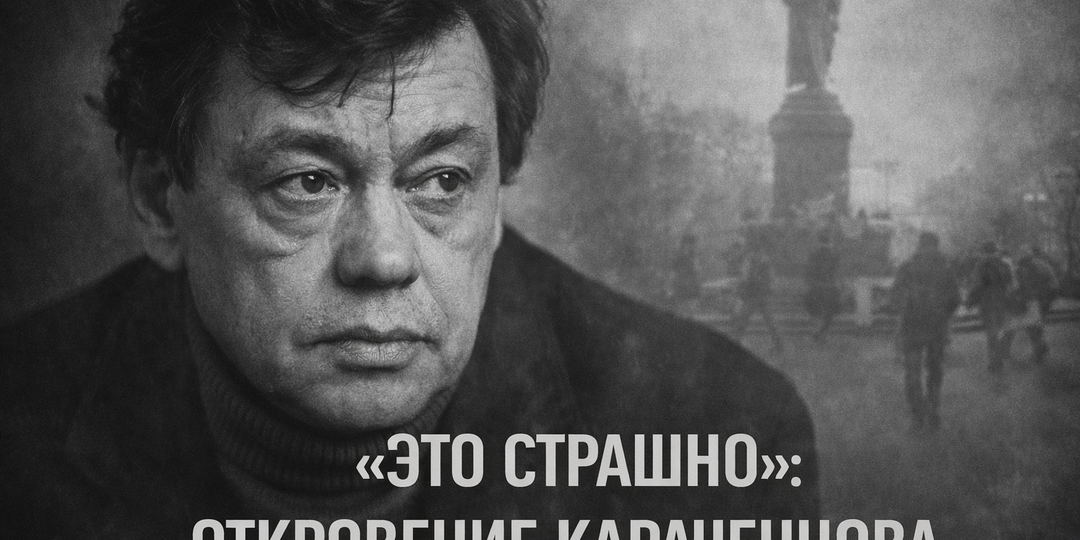 «Это страшно»: откровение Николая Караченцова о молодёжи, фанатах и свастике, которое не устарело