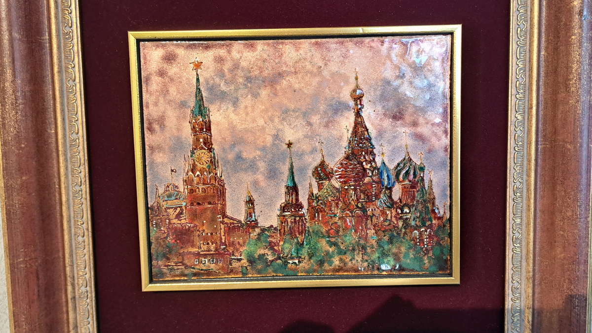 Одна из картин на выставке