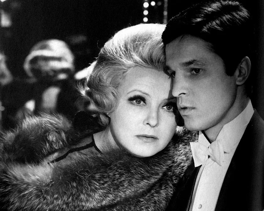 Кадр из фильма «Театр» (1978). В главных ролях: Вия Артмане и Ивар Калныньш