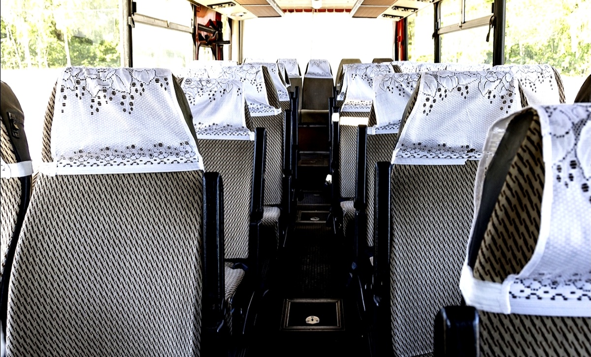 Салон автобуса IKARUS 250. Внешний вид. 