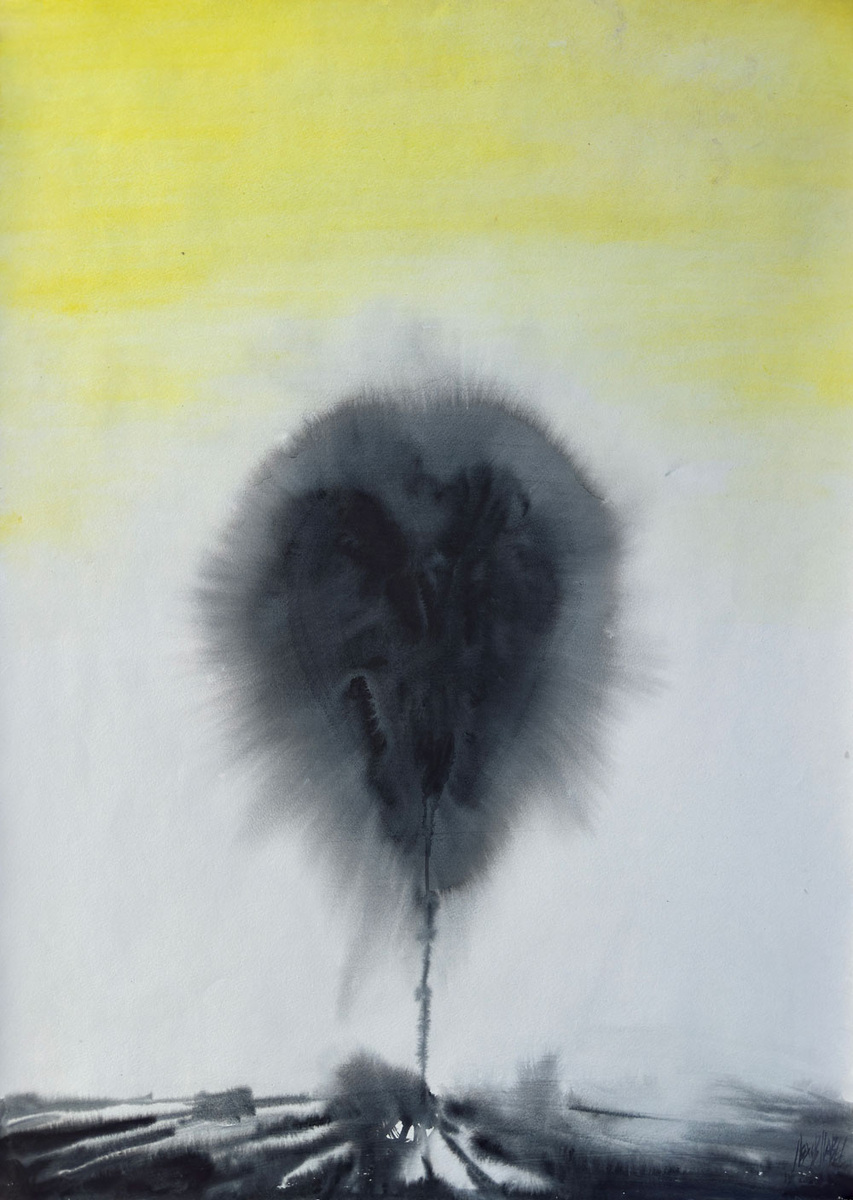 Павел Ляхов. «Шар». 2013. Бумага, акварель.