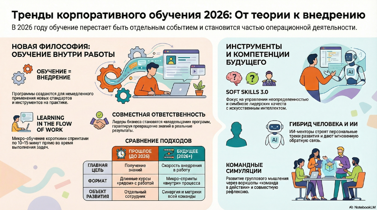 Инфографика. Тренды обучения 2026