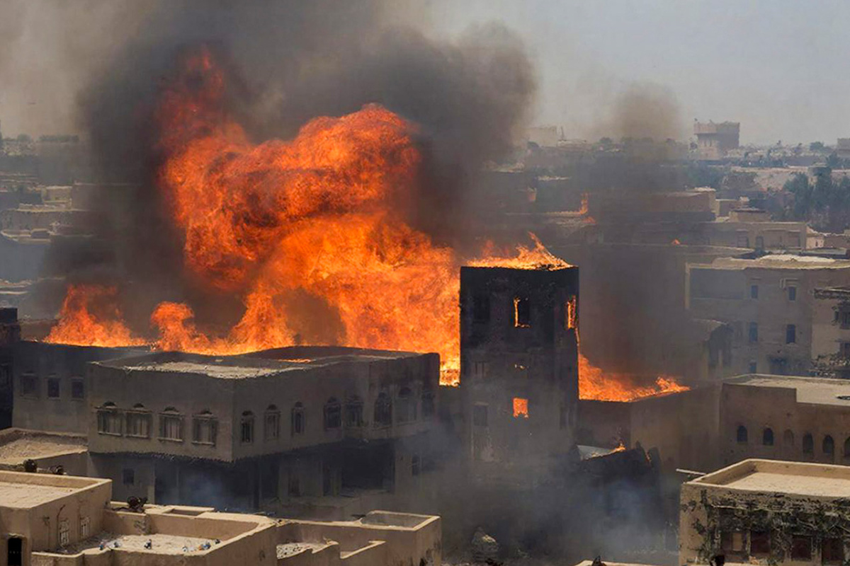 Все базы США в регионе уничтожены.  Фото: Изображение сгенерировано с помощью ИИ / Маргарита Неклюдова