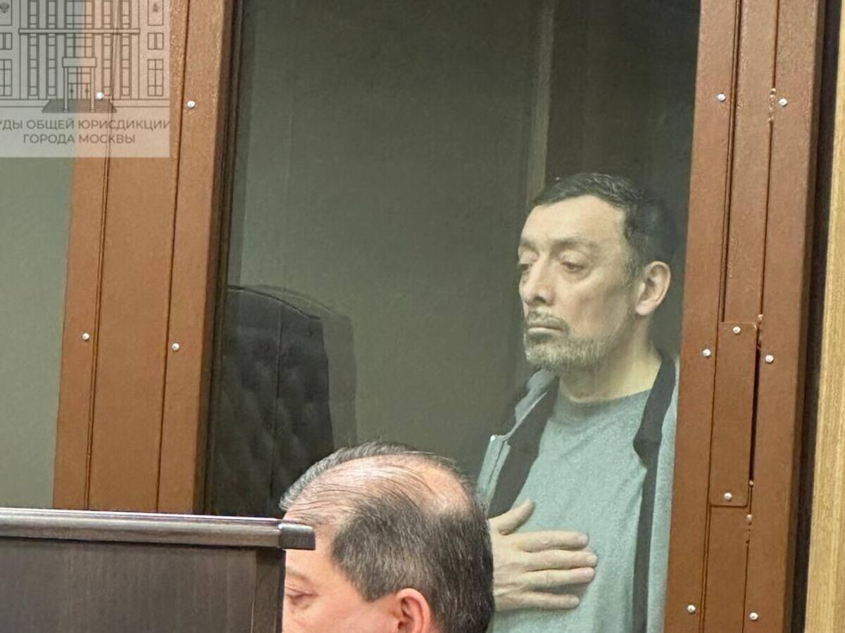    Ибрагим Сулейманов в суде | © Фото : Суды общей юрисдикции города Москвы
