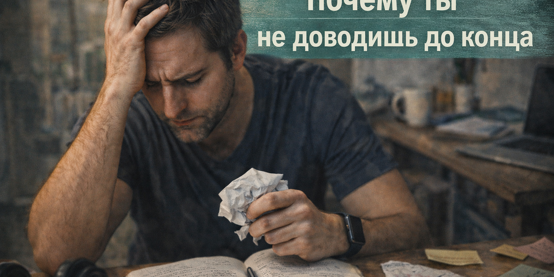 Почему ты не доводишь до конца (и дело не в лени)