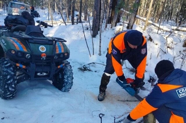    Поиски семьи Усольцевых. Фото: КГКУ «Спасатель»
