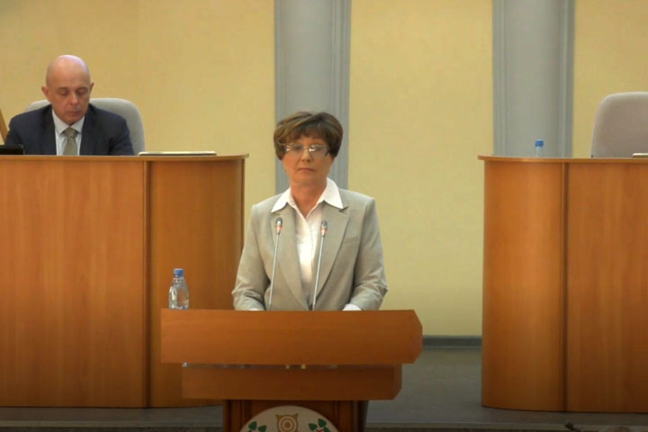 Стоп-кадр трансляции сессии Верховного Совета РХ
