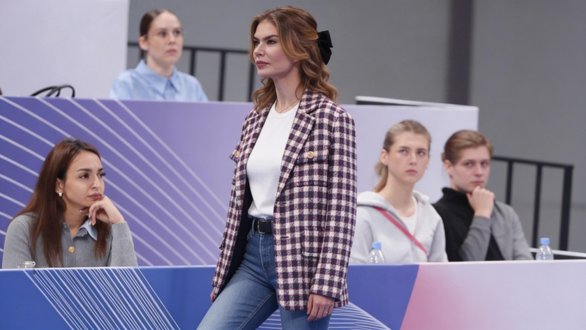    Алина Кабаева появилась на международных соревнованиях в Санкт-Петербурге. Фото: сайт академии «Небесная грация».