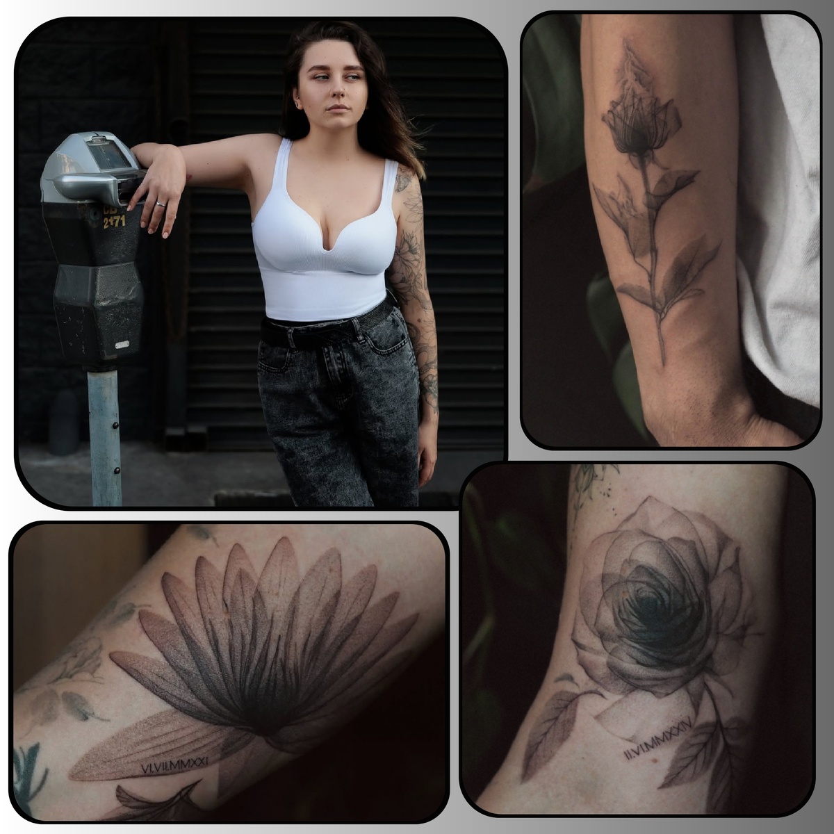 Анастасия Паханова и ее рентгеновский тату-стиль