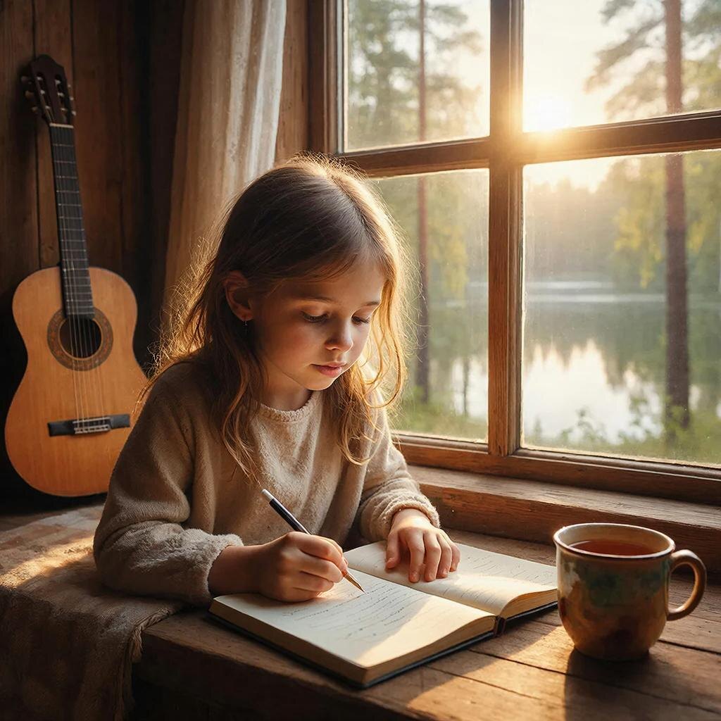 Первый луч солнца, первая запись в дневнике. Так начинается история Майи